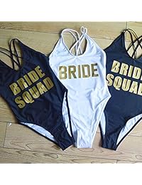 Yarsiman traje de baño de una pieza con estampado de los años 90 y 80 con tiras retro para dama