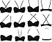 Vogue's Secret Push Up Bra Strapless Bras for Women Convertible Underwire Thick Padded Multiway Everyday Bra