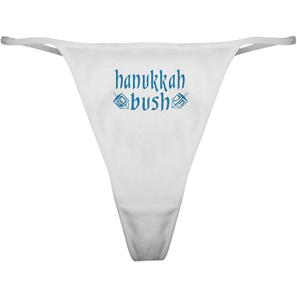 Amazon.com: CafePress Hanukkah Dreidel Classic Thong Underwear, Funny  Womens Panties White : Clothing, Shoes & Jewelry