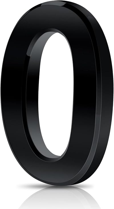 Vicloon 3D Mailbox Numbers Self Adhesive 3 Inch ABS Black House Street Numbers