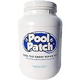 Pool Patch White Pool Tile Grout Repair Kit, 10-Pound, White