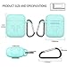 Be-one Waterproof Protective Shock Silicone Charging Cover and Skin with Anti-Lost Strap Suitable for Air Pods (Green)
