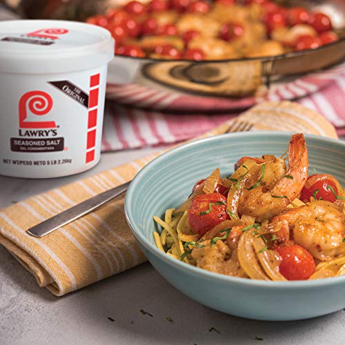 Lawry's Seasoned Salt, 5 lb One 5 Pound Container of Seasoned Salt