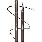 JUDYDOLL Ultra-Fine Liquid Eyeliner - Precision Tip for Wing Line, Smudge-Proof, Quick-Drying, Waterproof, Easy to Get Inner Corner Lined, Hooded Eyes-Friendly (#01 Black)