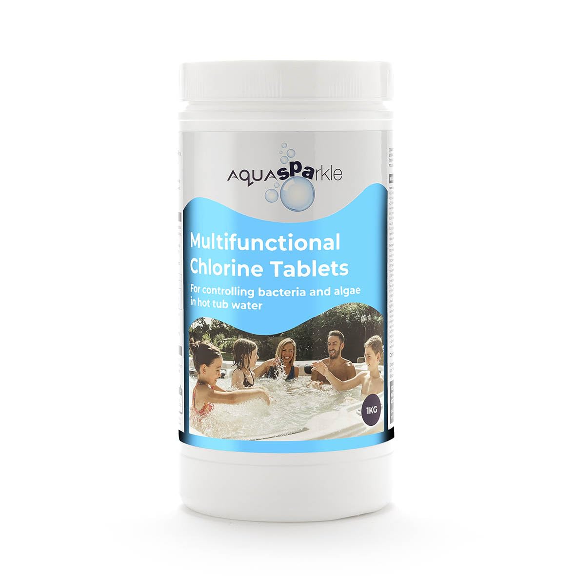 Aqua Sparkle Spa Multifunctional Chlorine 20g Tablets - Tub of 1 Kg