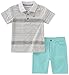 Calvin Klein Baby Boys' 2 Pieces Polo Shorts Set