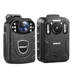 BOBLOV Bundle Deal, KJ21 1296P Body Camera and B4K2