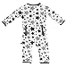 KicKee Pants Print Coverall with Snaps (0-3 Months, Feather Rain Stars)