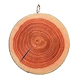 Whitelotous 3D Digital Print Comfort Sofa Throw Pillow Memory Foam Pillow Sofa Cushion Chair Seat Pad for Office Home Decoration, Round (Log, 15.8 Inch)