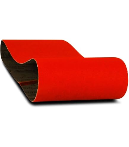 3M 4" X 24" Sanding Belt – 120 Grit, Brown, Aluminum Oxide – For Wood, Plastic & Metal (Pack Of 1)
