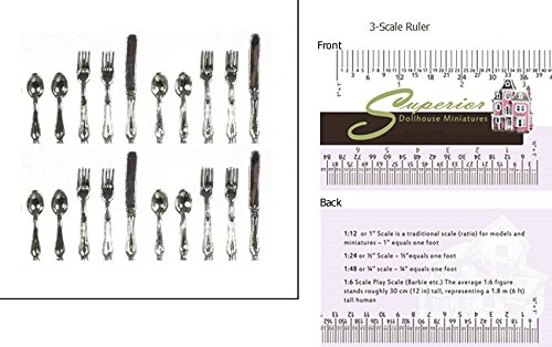Dollhouse Miniature Tableware/silverware/20
