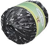 Twinkly Ladder Trail Trellis Yarn 167 Yrds #802 Black White
