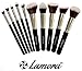 Lamora Kabuki Brush Set (Black and Pink)