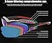 Jon Senkwok Polarized Sunglasses For Men with Sport Fishing Driving (Black, Black)