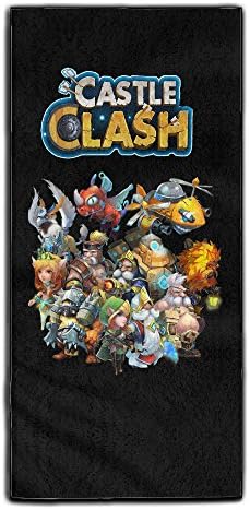 Castle Clash Game Seamless Bathroom Hair Towel One Size