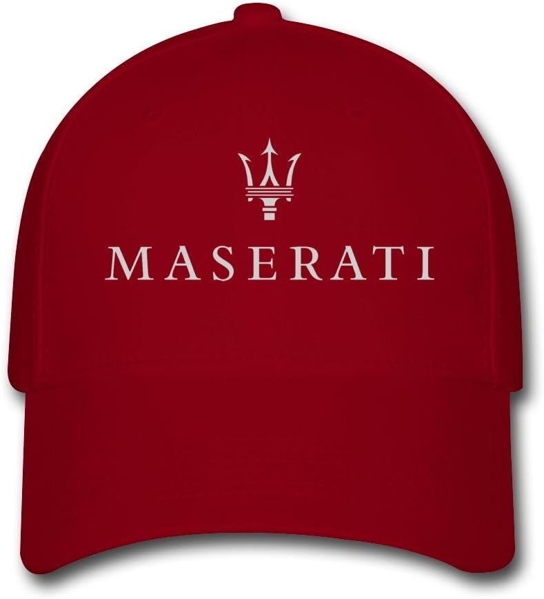 Woman Men Cotton Maserati Fan Logo Adjustable Hats Baseball caps