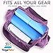 YogaPets Exercise Fun Yoga Mat Tote Bag | Large Mat Carrier with Strap & Side Pocket | Fits Most Size Mats (Wine)thumb 4