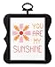 Bucilla Counted Cross Stitch Beginner Stitchery Mini Kit, Sunshine