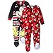 Disney Toddler Boys' Mickey Mouse 2-Pack Fleece Blanket Sleeper, Red, 3T