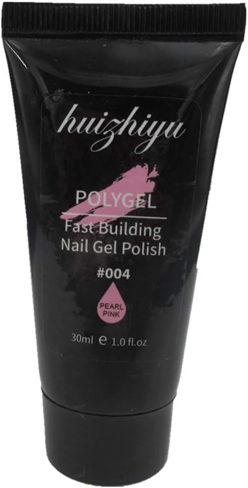 Shirazawa Nail Polish with Gel Glitter Colors, UV LED Drying, Nude Color Long-Term Manicure Polish Poly Nail Starter Nail Solution for & Professional Te Nail Suit Extended Glue UV Nail Gel Set Colors