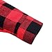 SANGTREE Boy's Down Tuxedo Shirt with Bow Tie (9-10 Years, Red Black)