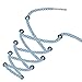 Aupek Athletic Shoelaces Round 36 inch, Reflective Shoelaces for Running, Cycling, Sneakers, Sport Shoe Laces for Men Women Kids (Light Blue)