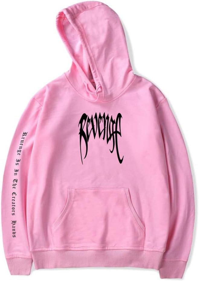 ZAWARA Unisex Letter Printed Hoodies Cool Hip Hop Long Sleeve Sweater Pullover Hooded Sweatshirt