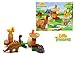Prehistoric 28 Piece Building Block Dinosaur Play set with Alligator, Pterodactyl and Brontosaurus, Compatible Building Brick Playset