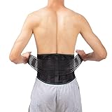 Lumbar Back Spinal Spine Waist Brace Support Belt Corset Stabilizer Cincher Tummy Trimmer Trainer Weight Loss Slimming Body Shaper Abdominal Binder Belly Postpartum Postnatal Band Wrap Strap Pad (XL)