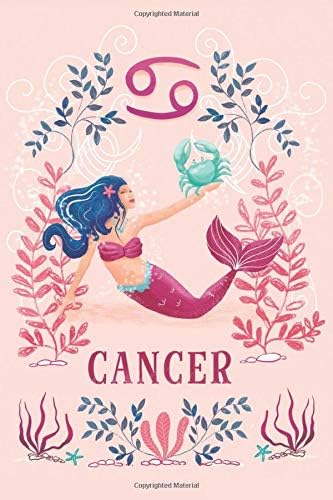 Cancer: Constellation Journal professional notebook , Zodiac sign Cancer gift idea 6x9" blank lined 120 pages