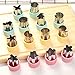 Vegetable Cutter Shapes Set Mini Pie Fruit and Cookie Cutters Stamps Mold,Decorative Food for Kids Baking and Food Supplement Tools Accessories Crafts for Kitchen (Colorfull, 20pack)