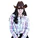 Brown Western Sheriff Cowboy Costume Hat - One Size Fits Most with Premium Fit Elastic Band