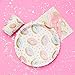 Juvale Donut Themed Party Decorations Kit - 144-Piece Pink Paper Set, Serves 24 - Donut Plates & Napkins, Cups & Cutlery - Sprinkle Party Decorations
