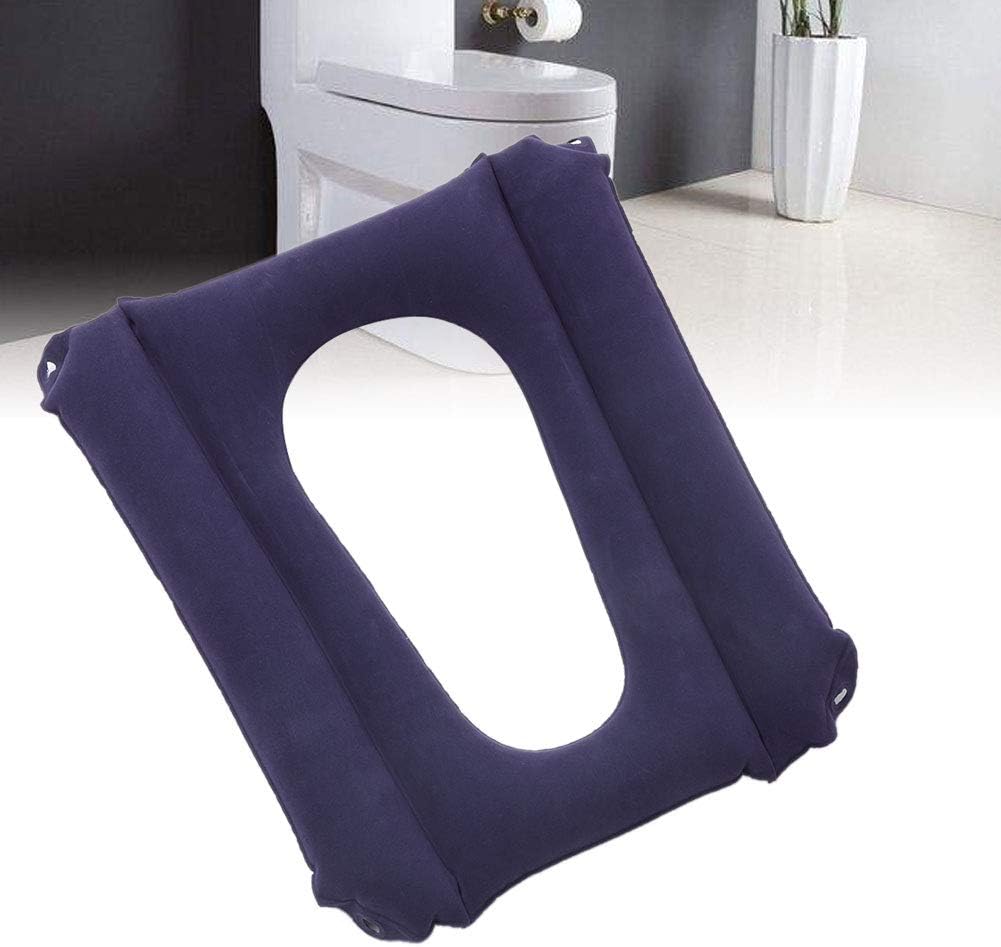 Inflatable Toilet Seat Cushion with Air Pump, Portable Wheelchair Chair