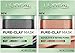 L'Oreal Pure-Clay Mask Bundle: (1) Detox & Brighten Pure-Clay Mask 1.7 Oz. & (1) Exfoliate & Red Algae Pure-Clay Mask 1.7 Oz.