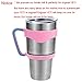 Handle for 30 oz Yeti , Rtic Rambler Tumbler Cooler Handle Vacuum Insulated Cup Holder Grip to be Mug Accessories,Color Pink
