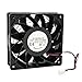 HIGHFINE 12cm 120mm 200CFM 4000RPM CPU Cooling Fan FFC1212DE 12V DC 3-Pin 3-Wire PC Computer High CFM Cooling Case Fan with Metal Finger Guard Grill