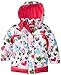 Pink Platinum Little Girls' Scribble-Heart Puffer Jacket
