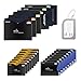 [Travel Version] Aerb RFID Blocking Sleeves, 22 RFID Card Sleeves W Luggage Tag(16 Credit Card Holders & 6 Passport Protectors) Identity Theft Protection Upgraded Design Perfectly Fits Wallet/Purse