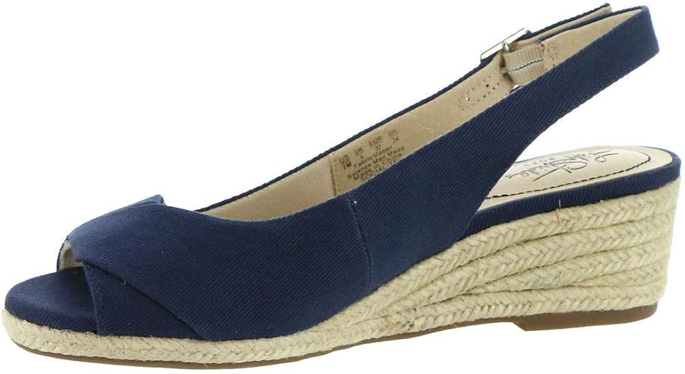 lifestride socialite espadrille wedge sandal