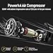 Kiasaki Auto Digital Tire Inflator Portable Air Compressor for Cars with Tire Gauge, High Pressure Car Air Pump Upto 150 PSI, with carry case