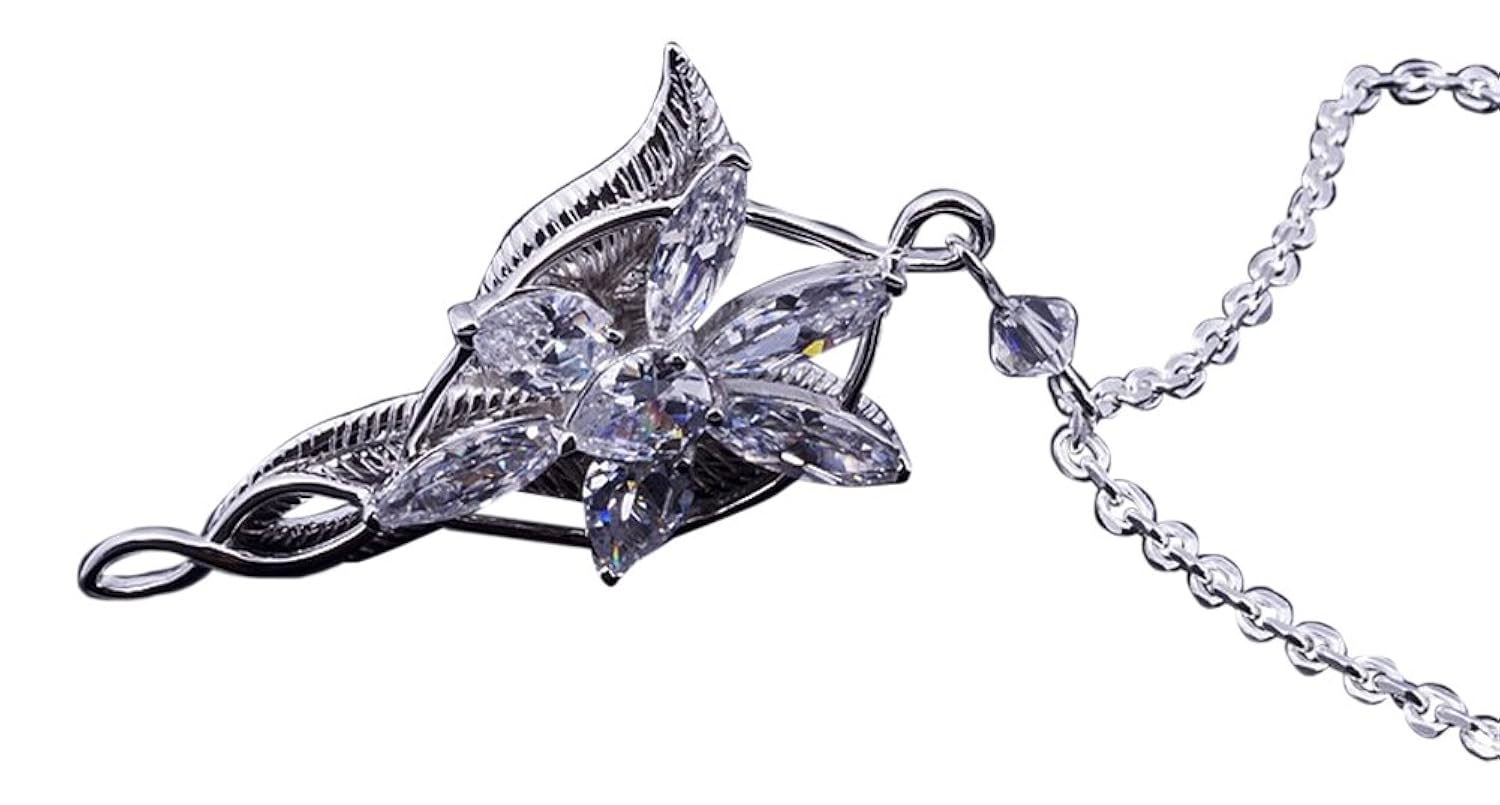 señor de los anillos arwen evenstar collar colgante de plata version:x by