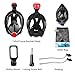 Snorkel Mask 3.0 - COVACURE 2017 Full Face 180 Panoramic Breathe Easily Anti-Leak Anti-Fog Foldable Snorkeling Mask < Detachable GoPro Mount >
