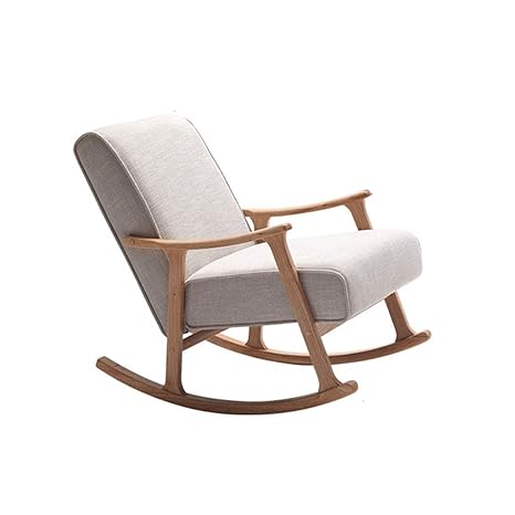 Amazon Com Hyyty Y Modern Lazy Couch Rocking Chair Solid Wood