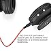 Foldable Bluetooth Headphones, Hyfanda Wireless/Wired Over-ear Headset Rechargeable Earphones with Built-in Microphone 3.5mm Audio Jack MIC for Smart Phones & Desktop, PC – Black