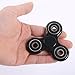 Fidget Spinner, POAO Portable Tri-Spinner Fidget Work Ultra Fast Bearings Finger Toy Stress Reducer, Nice Gift and Great for ADD, ADHD, Anxiety, and Autism Adult Children [Black]