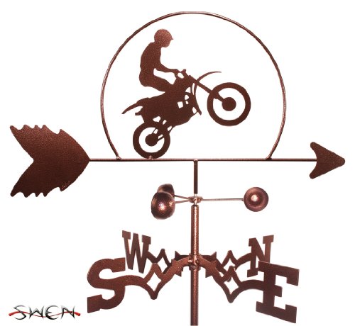 Hand Made DIRT BIKE MOTORCYCLE GARDEN Stake Weathervane ~NEW~