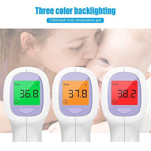 Baby Forehead Thermometer, YEVITA Digital Infrared Baby Food Thermometer Gun, Medical Grade Temporal Electronic No Touch for Kids Children Toddlers Adults, 0.5s Fast Read, FDA Approved