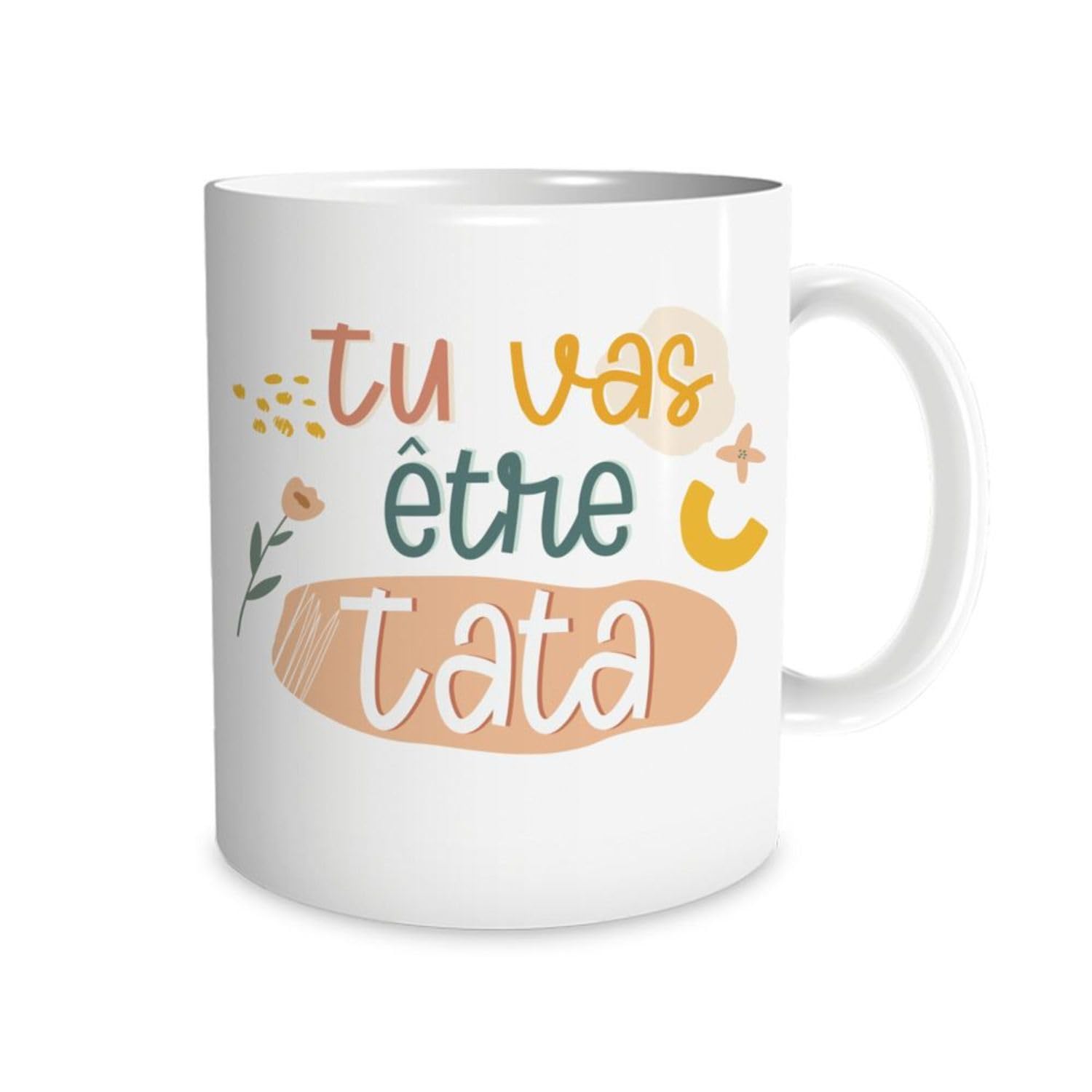 STC "Tu va être tata" Mug - Birth Announcement [French Language]