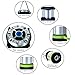 LED Rechargeable Multifunction Camping Lantern, Bluetooth Speaker Tent Light, 3 Light Modes, Adjustable, Portable, USB Cable + Built-in Microphone, Perfect for Camping/Dating/Garden Party/Emergency